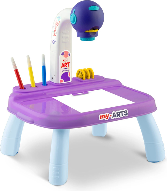 Проектор для навчання малювання Ricokids 73700 Фіолетовий (5903890613228) - зображення 3