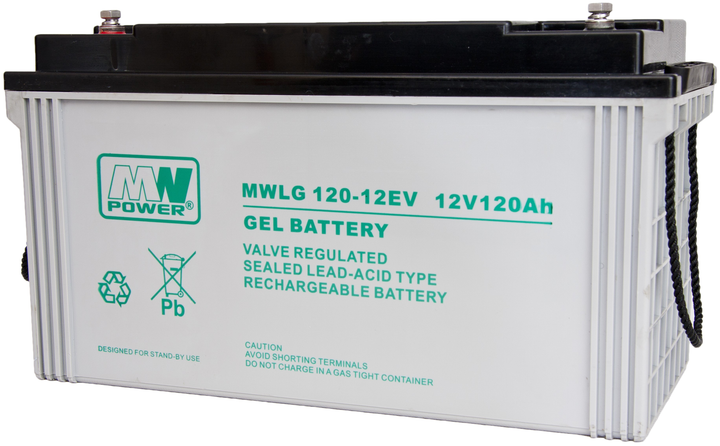 Акумуляторна батарея MW Power VRLA GEL MWLG 120-12EV 12V 120Ah (5902135116920) - зображення 1