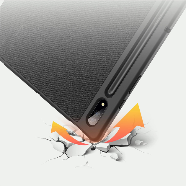 Обкладинка DUX Ducis Domo для Samsung Galaxy Tab S8/S9 Ultra з функцією Smart Sleep та підставки Black (6934913000793) - зображення 13