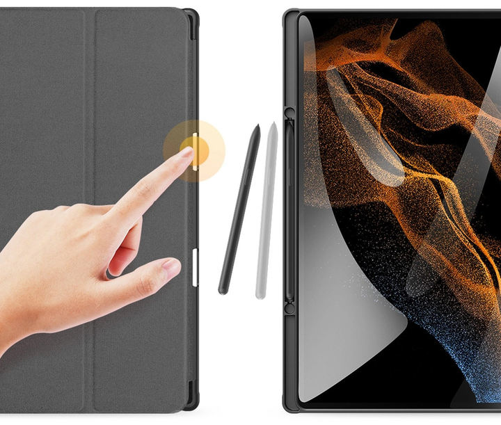 Обкладинка DUX Ducis Domo для Samsung Galaxy Tab S8/S9 Ultra з функцією Smart Sleep та підставки Black (6934913000793) - зображення 15