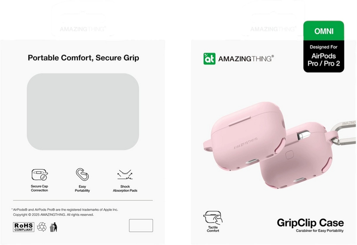 Etui AMAZINGthing Omni Case do AirPods Pro 2 Pink (4896238001652) - obraz 4