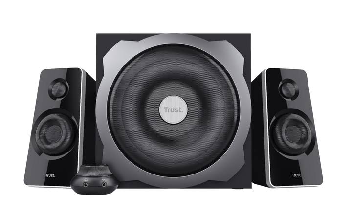 Мультимедийная акустика Trust Tytan 2.1 Subwoofer Speaker Set Black (19019) - Фото 3 Мультимедийная акустика Trust Tytan 2.1 Subwoofer Speaker Set Black (19019) - изображение 3
