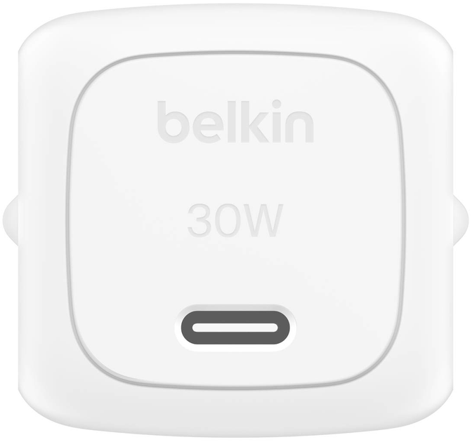 Ładowarka sieciowa Belkin BoostCharge 30W PD USB-C White (WCA008KQWH) - obraz 3