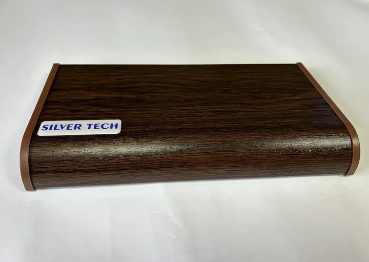ПВХ Подоконник пластиковый SILVER TECH 450мм Темный Дуб - изображение 5