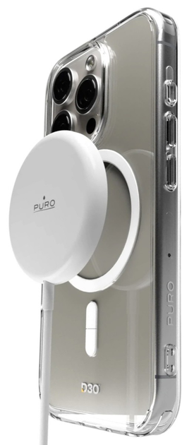 Etui Puro Impact Clear D3O MagSafe do Apple iPhone 16 Pro Max Transparent (8018417485084) - obraz 1
