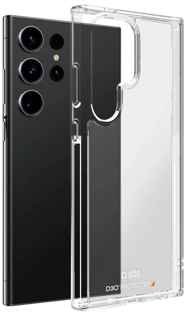 Etui SBS D3O do Samsung Galaxy S24 Ultra Transparent (8018417468025) - obraz 1