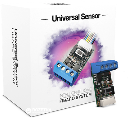 Розумне реле FIBARO Universal Binary Sensor Z-Wave Чорний (FGBS-001) - зображення 4