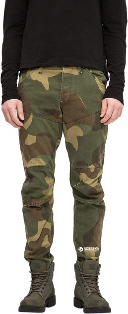 Джинсы G-Star Raw 5620 3D Tapered D01517.9788.9282 34-32 Зеленые ...