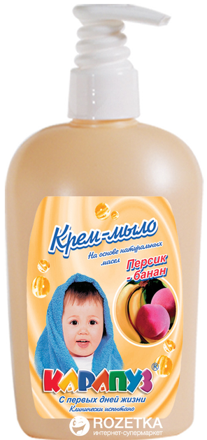 ROZETKA | Крем-мыло Карапуз Персик-банан 400 мл (4820049380248 ...