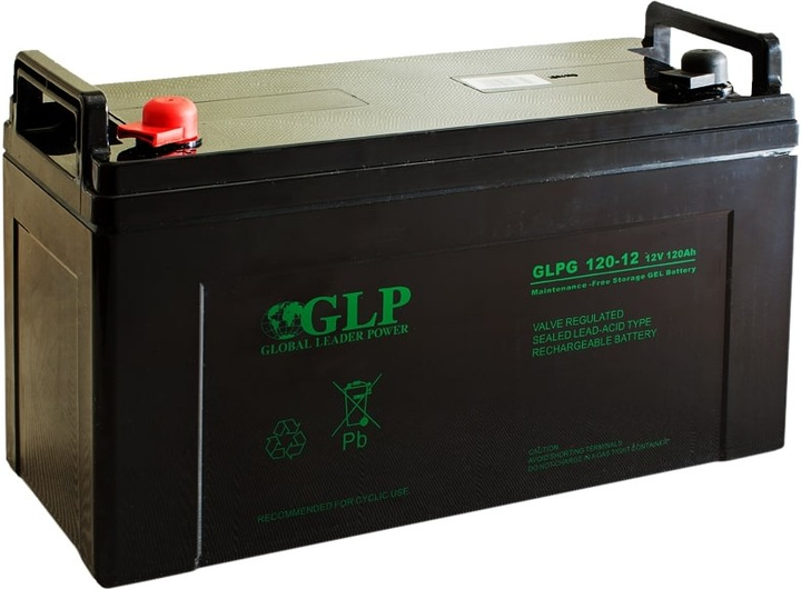 Акумуляторна батарея GLP VRLA GEL 12V, 120 Ah M8 (5902135118719) - зображення 1