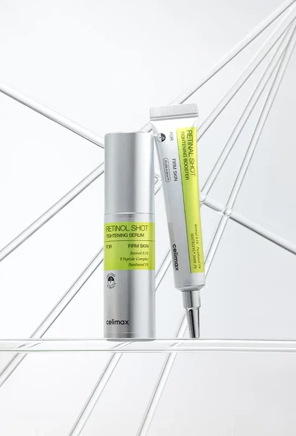 Антивозрастной набор крем с ретиналем и сыворотка Celimax The Vita-A Retinal Shot Tightening Booster Serum 30 - изображение 4