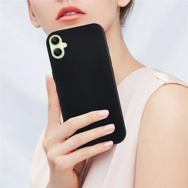 Силіконовий (TPU) чохол Deexe Matte Case для Samsung Galaxy A07 (A075) - Black - зображення 6