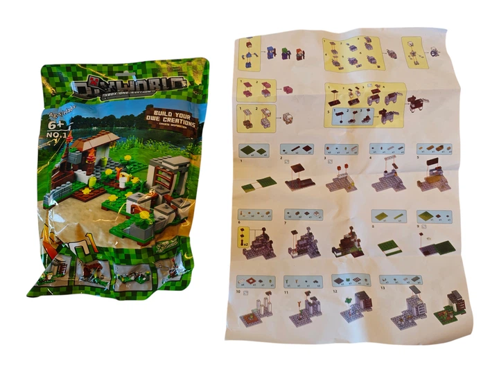 Конструктор Minecraft 13824 Битва на скелі 231 деталей Майнкрафт MineWorld My World - зображення 6