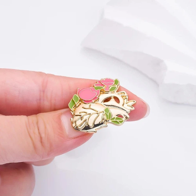 Значок (пин) BROCHE брошь бижутерия Медицина Цветущее Сердце золотистый BRGV114327 - изображение 2