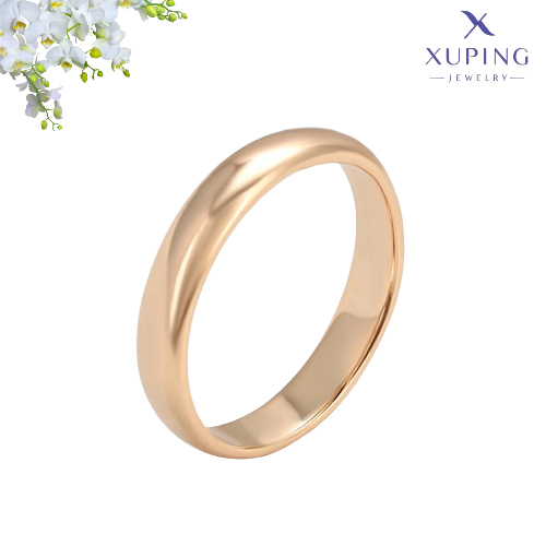 Розмір 18,5 Обручка 3 mm Xuping Jewelry ювелирна біжутерія 18k - Фото 1 Розмір 18,5 Обручка 3 mm Xuping Jewelry ювелирна біжутерія 18k - зображення 1