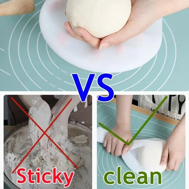Мешок силиконовый для замешивания теста с зажимом, 20х30 см - Фото 6 Мешок силиконовый для замешивания теста с зажимом, 20х30 см - изображение 6