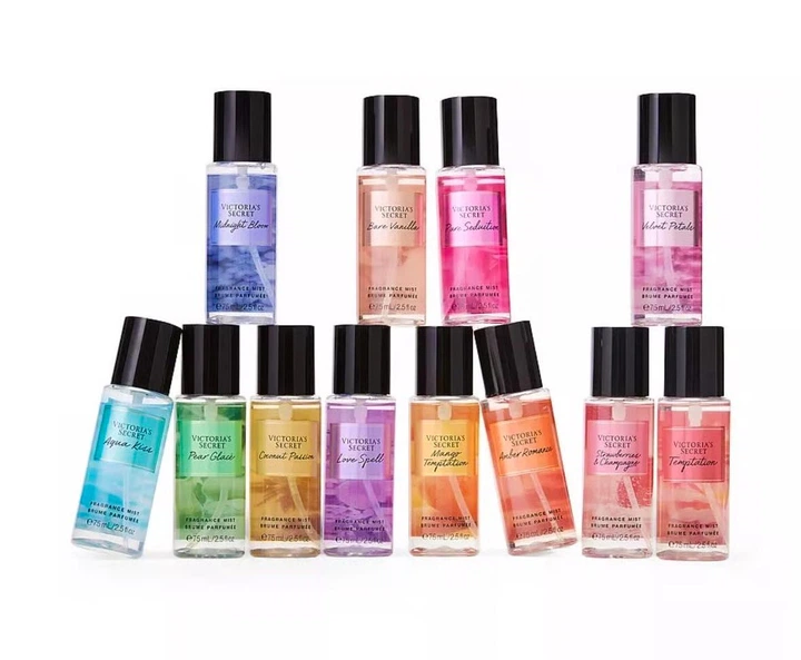Подарунковий набір із 12 міні-спреїв по 75 мл Victoria's Secret Ultimate Mist Discovery Gift Set - Фото 2 Подарунковий набір із 12 міні-спреїв по 75 мл Victoria's Secret Ultimate Mist Discovery Gift Set - зображення 2