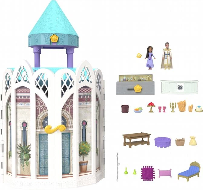 Ігровий набір Mattel Disney Wish Rosas Castle Dollhouse 3+ - Фото 3 Ігровий набір Mattel Disney Wish Rosas Castle Dollhouse 3+ - изображение 3