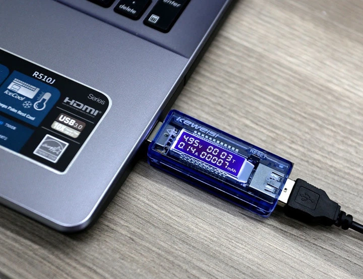 USB Тестер Keweisi KWS-V20 77004 - Фото 4 USB Тестер Keweisi KWS-V20 77004 - зображення 4