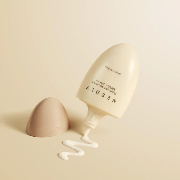 Солнцезащитная крем-сыворотка тройного действия Needly Youth Core Sun Serum SPF 50+ PA++++ - Фото 2 Солнцезащитная крем-сыворотка тройного действия Needly Youth Core Sun Serum SPF 50+ PA++++ - изображение 2