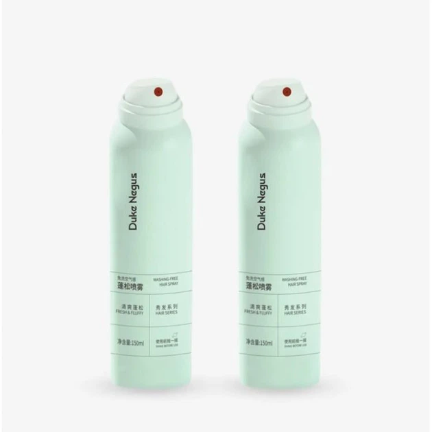 Сухий шампунь для волосся Duke Negus Washing Free Hair Spray, з ароматом грейпфрута, 150 мл - Фото 4 Сухий шампунь для волосся Duke Negus Washing Free Hair Spray, з ароматом грейпфрута, 150 мл - изображение 4