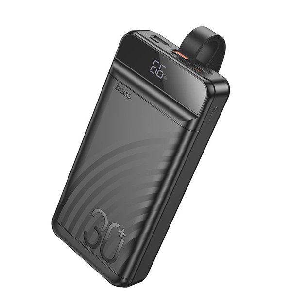 Повербанк Hoco J123B 30000mAh 22.5W швидка зарядка Чорний - Фото 5 Повербанк Hoco J123B 30000mAh 22.5W швидка зарядка Чорний - зображення 5