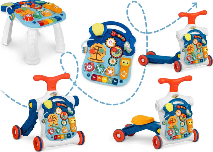 Stolik edukacyjny Ricokids 5 w 1 781900 Niebieski (5903890610289) - obraz 8