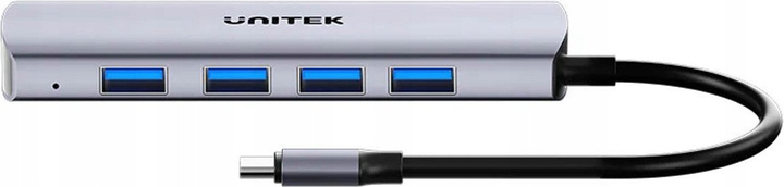 USB-хаб Unitek uHUB Q4 4-in-1 10Gbps USB-C Hub with 4 Ports USB-A (H1112EGY01) - зображення 6