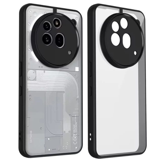 Противоударный чехол - накладка Acryl Armor Shell Nothing Phone (3a) Pro, Black - изображение 2