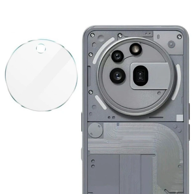 Защитное стекло Tempered Glass 2.5D на заднюю камеру для Nothing Phone (3a) Pro - Фото 1 Защитное стекло Tempered Glass 2.5D на заднюю камеру для Nothing Phone (3a) Pro - изображение 1