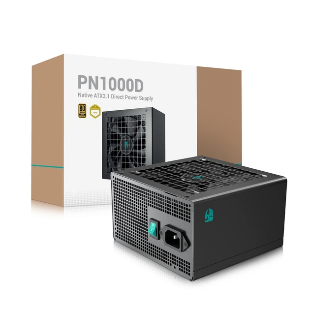 Блок питания 1000W DeepCool GamerStorm PN1000D, черный, 80 Plus Gold, стабильное питание для ПК, 12V-2x6 медный кабель - Фото 2 Блок питания 1000W DeepCool GamerStorm PN1000D, черный, 80 Plus Gold, стабильное питание для ПК, 12V-2x6 медный кабель - изображение 2