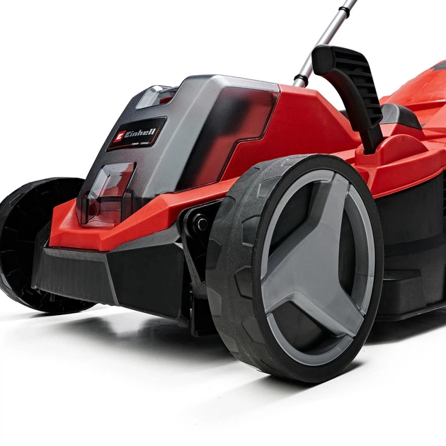 Газонокосарка акумуляторна Einhell безщіткова GE-CM 18/33 Li- Solo 18В 33см 25-65мм 30л 10.1кг без АКБ і ЗП - изображение 5