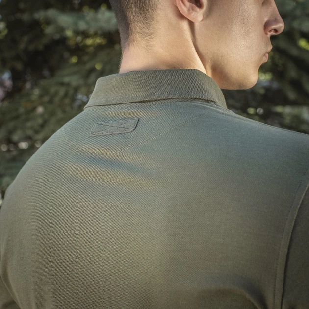 Поло тактичне довгий рукав M-Tac Army Olive (XS) 65/35 80021062-XS - зображення 10