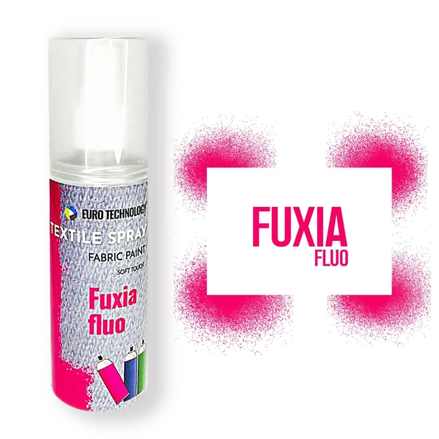Спрей краска для ткани «Fuxia fluo», 120 мл - Фото 2 Спрей краска для ткани «Fuxia fluo», 120 мл - изображение 2