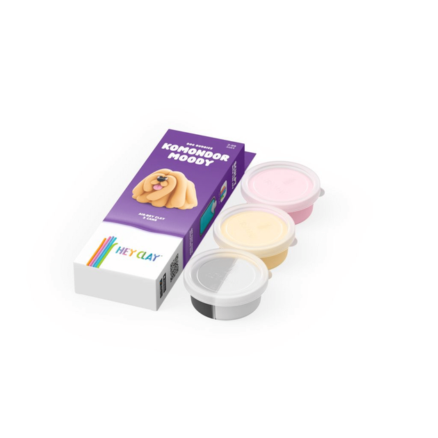 Masa plastyczna Hey Clay Psi przyjaciele Komondor HCL30149CEE3 (4897105245346) - obraz 3