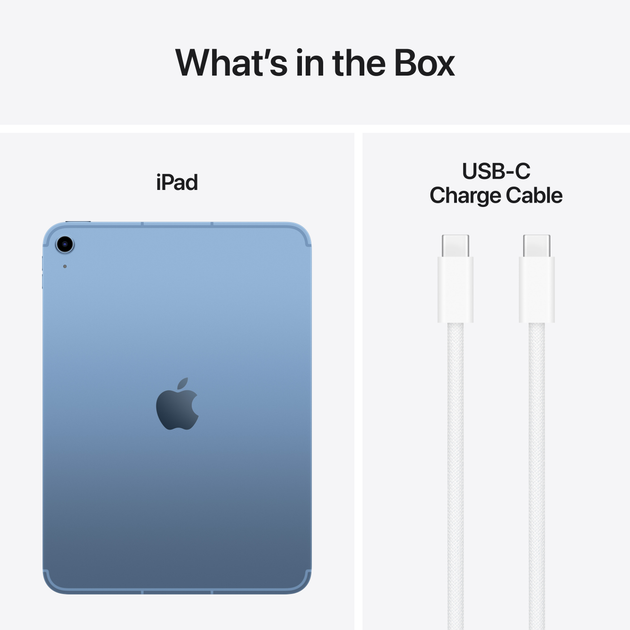 Планшет Apple iPad 11" 2025 Wi-Fi + Cellular 128GB Blue (MD7G4) (SGHYW9Y59FH) - Уцінка - зображення 8