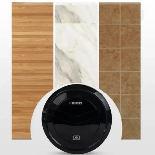 Умный робот пылесос Ximeijie smart sweeper M-101 для автоматической уборки дома и офиса Черный - изображение 4