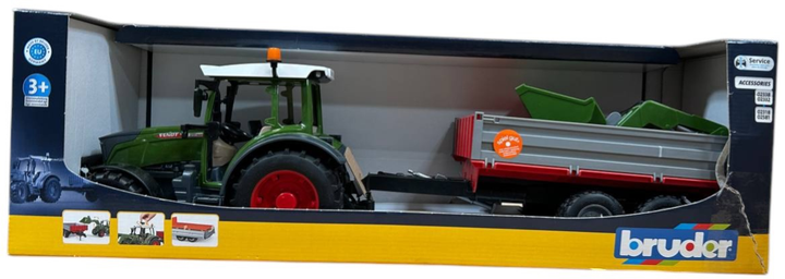 Трaктор Bruder Fendt Vario 211 with Front Loader and Tipping Trailer (4001702021825) (955555909479980) - Уцінка - зображення 3