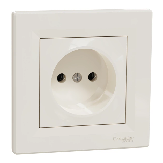 Розетка Schneider Electric ASFORA без заземлення крем (EPH3000123) - зображення 2