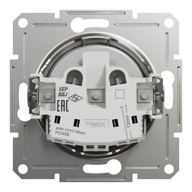 Розетка Schneider Electric ASFORA без заземлення алюм. (EPH3000161) - Фото 8 Розетка Schneider Electric ASFORA без заземлення алюм. (EPH3000161) - изображение 8