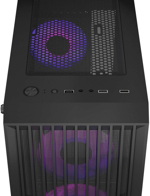 Obudowa Rampage Lyra Mesh Black - obraz 3