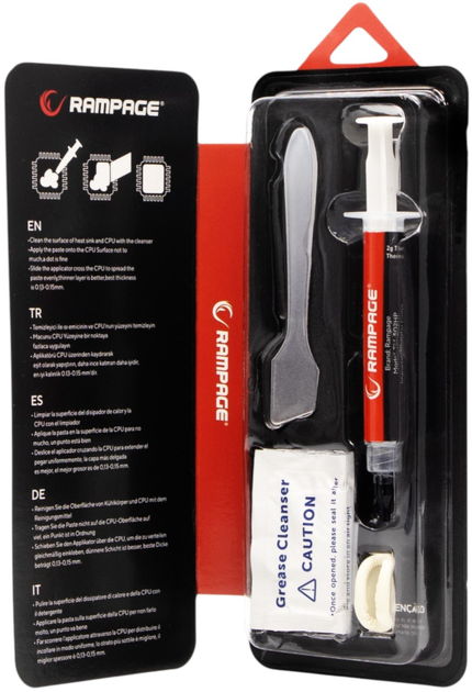 Pasta termoprzewodząca Rampage TM-502HP 2 g - obraz 4