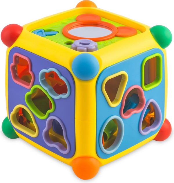 Zabawka edukacyjna Ricokids Kostka 6 w 1 RK-747 (5903890616427) - obraz 3