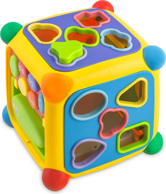 Zabawka edukacyjna Ricokids Kostka 6 w 1 RK-747 (5903890616427) - obraz 4