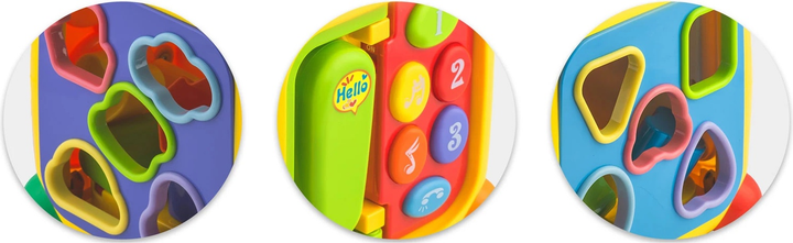 Zabawka edukacyjna Ricokids Kostka 6 w 1 RK-747 (5903890616427) - obraz 8