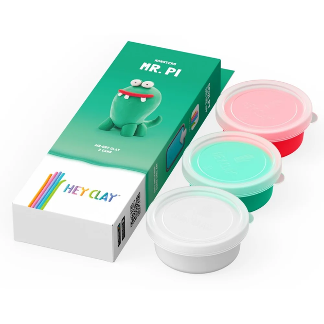 Masa plastyczna Hey Clay Potwór Mr. Pi HCL30083CEE3  (5904754607728) - obraz 2