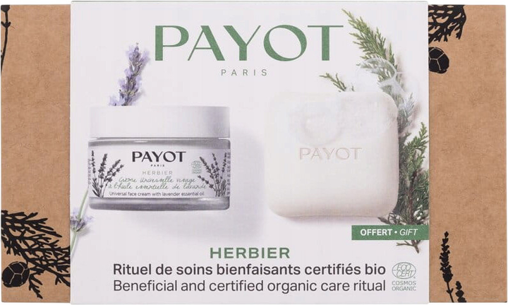 Zestaw kosmetyków pielęgnacyjnych Payot Herbier Duo Krem do twarzy 50 ml + Mydło w kostce 85 g (3390150586996) - obraz 1