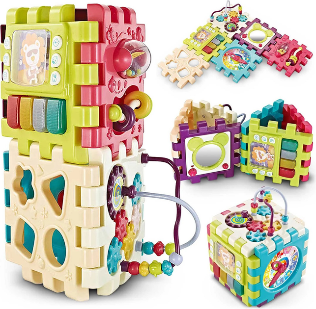 Zabawka edukacyjna Ricokids Kostka z melodią 10 w 1 781700 (5903890610265) - obraz 3