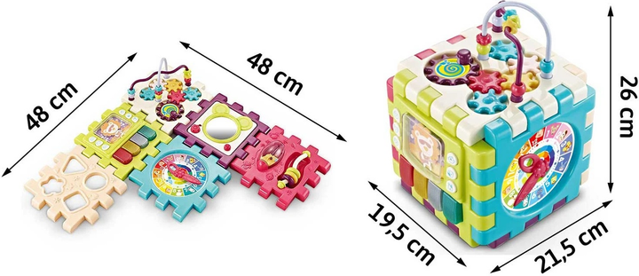 Zabawka edukacyjna Ricokids Kostka z melodią 10 w 1 781700 (5903890610265) - obraz 11