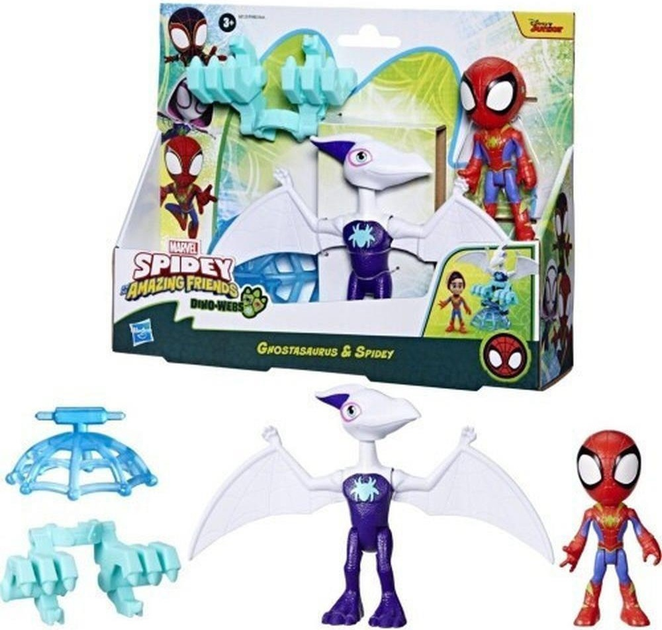 Zestaw zabawek Hasbro Disney Marvel: Spidey And His Amazing Friends Dino-Webs Ghostasaurus & Spidey G0123 (5010996234834) - obraz 2